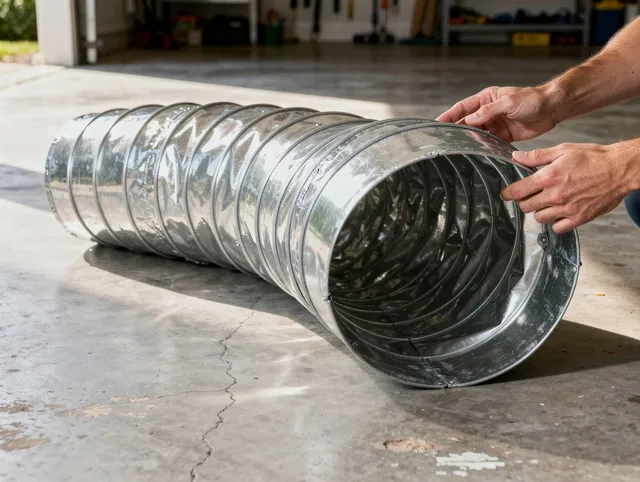 Streetsboro Dryer Vent Cleaning specialist using advanced equipment for thorough duct cleaning in Streetsboro
