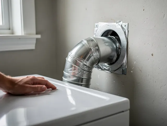 Streetsboro Dryer Vent Cleaning expert performing professional dryer vent repair and installation in Streetsboro